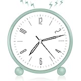 💝 Nachtlichtdesign mit Schlummerfunktion: Die Taste befindet sich auf der Rückseite des Weckers, sodass Sie die Nacht- und Schlummerfunktion bequem einschalten können. Wenn Sie oder Ihr Kind die Taste im Dunkeln drücken, zeigt das weiche Licht die Uhrzeit und deutlich an Wird deine Augen nicht verletzen.