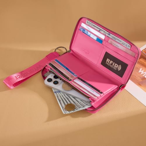 Image of Wrangler Wallet Women RFID Blocking, Gradient Wristlet Wallet for Daily Use