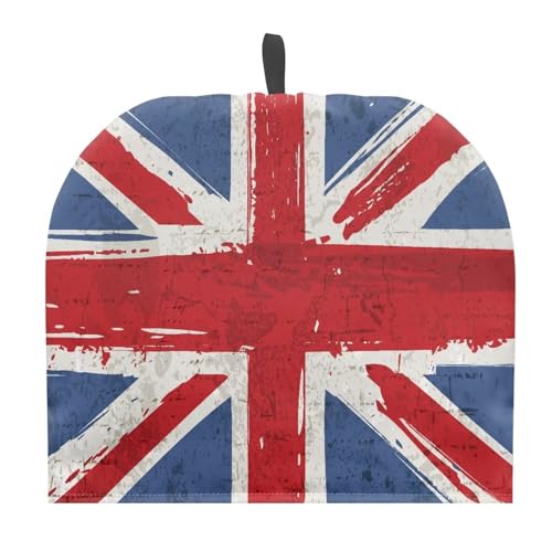 Image of Union Flag Teapot Cover for Kitchen Accessories Dust Proof Tea Pot Cozy for Keeping Warm Extra Thick Machine Washable Coffee Pot Cloth Covers
