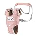 Ocanoiy Baby Walking Harness Handheld Baby Walker Assistant Belt Adjustable Toddler Infant Walker Harnesses Standing Up and Walking Learning Helper with Detachable Crotch for 9-24 Month (Pink)