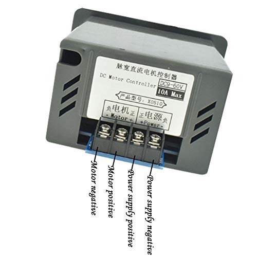 Interruptor de velocidad variable X0530 para evitar tirones en motores eléctricos CC de 36V 7