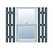 Ekena Millwork LS3C12X08200WB Custom Three Board Spaced (3 Batten), Board-n-BattenShutter (Per Pair)12"W x 82"HWedgewood Blue