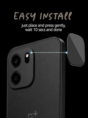 Image of Lensarmor Compatible with OnePlus Nord CE6 Black Camera Lens Protector (1 Pack) - Premium 9H Tempered Glass, Military-Grade Protection, Ultra-Clear Transparency & Case-Friendly Design