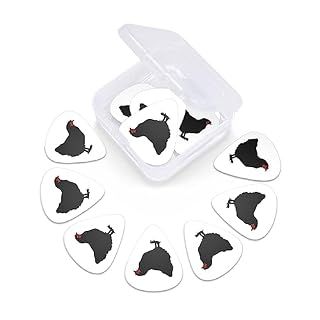 Black Chicken Lot de 12 médiators tendance durables pour guitare électrique Ukulélé - Les Beatles, Paul McCartney, John Lennon, RIngo Starr, George Harrison Black Chicken Lot de 12 médiators tendance durables pour guitare électrique Ukulélé – Image 6
