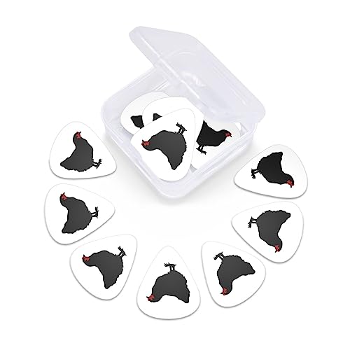 Black Chicken Lot de 12 médiators tendance durables pour guitare électrique Ukulélé - Les Beatles, Paul McCartney, John Lennon, RIngo Starr, George Harrison Black Chicken Lot de 12 médiators tendance durables pour guitare électrique Ukulélé – Image 7