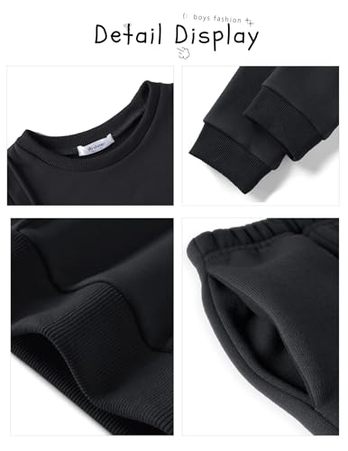 Image of Toddler Boys boys sets ,Long Sleeve Fleece Fall Winter boys sweatsuit