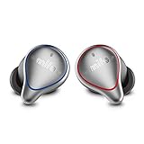 Mifo O5 PLUS Auriculares inalámbricos IPX7 impermeables Bluetooth 5 con 100 horas de tiempo de reproducción, sonido Hi-Fi, micrófono integrado con 2600 mAh carga (gris)