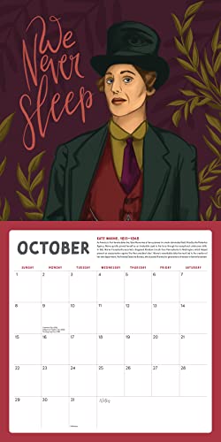 2023 Women Who Broke Glass Ceilings Wall Calendar: 12 Legendary Women Who Always Persisted And Fought Their Way To The Top (Monthly Art Calendar Thru Dec. 2023, Inspirational Gift) #TOP6