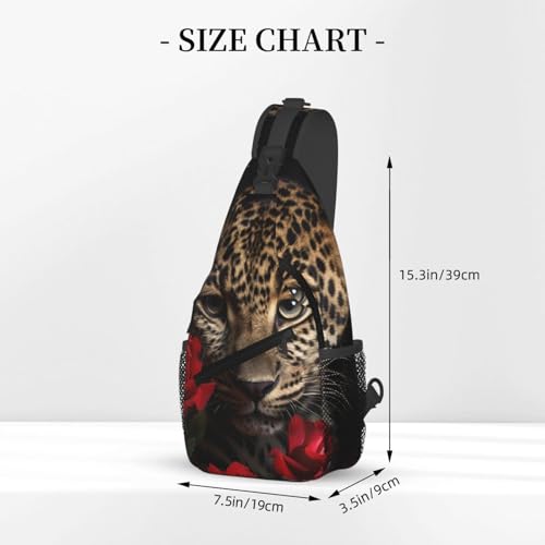 Mochila de cruz para senderismo negra ajustable miniatura 3