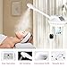 Professional Facial Steamer, Esthetician Steamer on Wheels, Stand Face Steamer for Facial Deep Cleaning and Hydration, Steamer for Facial for Personal Care or Beauty Spa or Salon, White