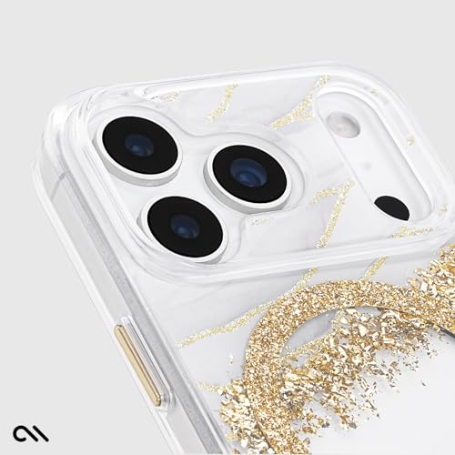 Case-Mate iPhone 17 Pro Case [Compatible with MagSafe] - Stylish Marble Phone Case with 12ft Drop Protection - Premium Magnetic Cover for iPhone 17 Pro - Karat Granite by Case-Mate - Used condition - Image 7
