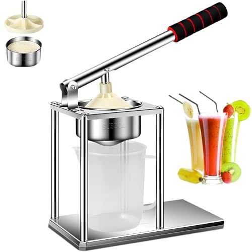 Exprimidor manual de cítricos, exprimidor manual de jugo de naranja, con dos cabezales de prensado, prensa de frutas y prensa de jugos, máquina prensadora de jugo