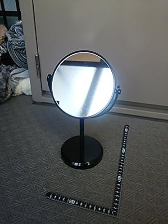 Amazon 鏡 かがみ ミラー 卓上ミラー デスクかがみ 置き鏡 両面鏡 拡大鏡 丸 おもちゃ雑貨 手品 おもちゃ