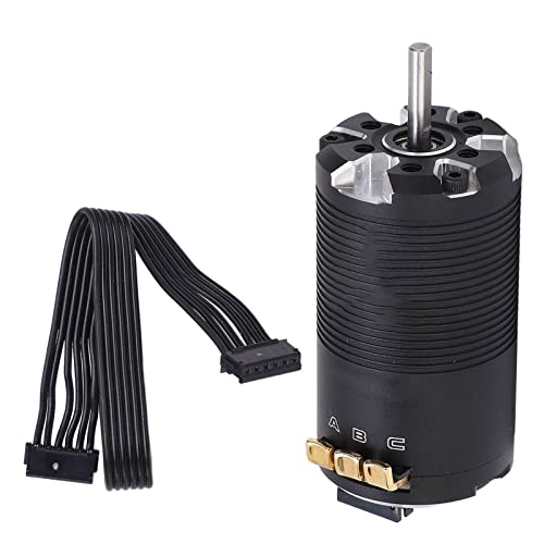 Motor sin escobillas 3650KV de precisión para coche RC 1/12 con aluminio mecanizado