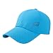 IsMoon Solid Breathable Casquette de baseball unisexe en maille filet réglable pour l'été Taille unique bleu ciel
