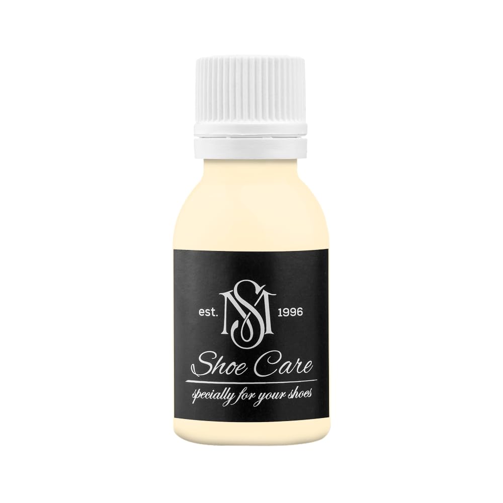 Tinte universal para piel - NCS S 0510-Y20R Champagne espumoso - Pintura de alta cobertura para zapatos, bolsos, lona y zapatillas de MAVI STEP - 3,40 fl oz / 100 ml