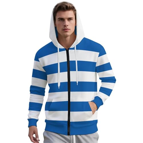 St Lucia Flag Double-Layer Hoodie Large-Size Loose-Fit Sweatshirt2