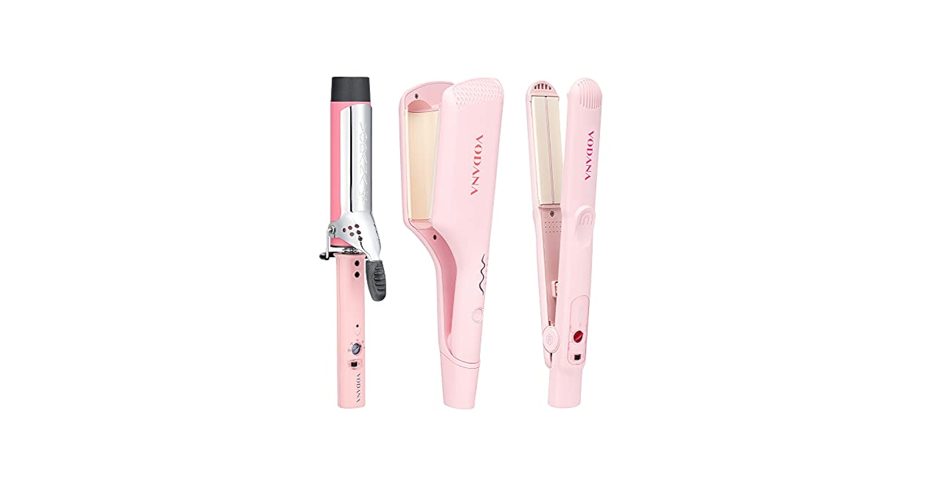 ヘアアイロン VODANA Glamwave Curling Iron Amazon.com: VODANA Professional GlamWave Ceramic Curling