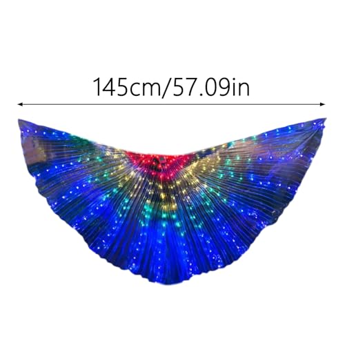 Ailes LED spectacles de scène 145 cm avec barres télescopiques - 7