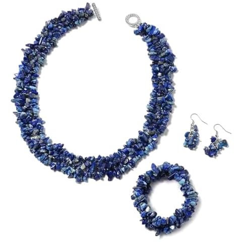 Shop LC Gemstone Chips Necklace and Earrings Set Cover