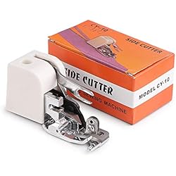 Pies para máquina de Coser, pie para máquina de Coser, con Dobladillo Enrollado, Cremallera Invisible, Accesorios para máquina de Coser para Todos los Cantantes Janome Brother (1 Unidad)