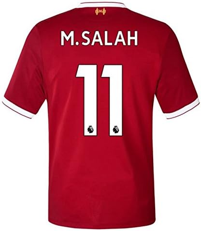 Roretor 17/18 M Salah 11 Liverpool Stadium Home Men's Color Red Size L Jersey