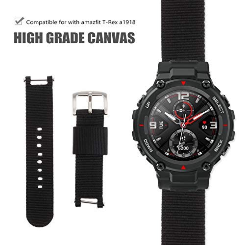 VILLCASE Relógio de Tiras de Lona de Faixas de Relógio de Substituição de Liberação Rápida Compatíve