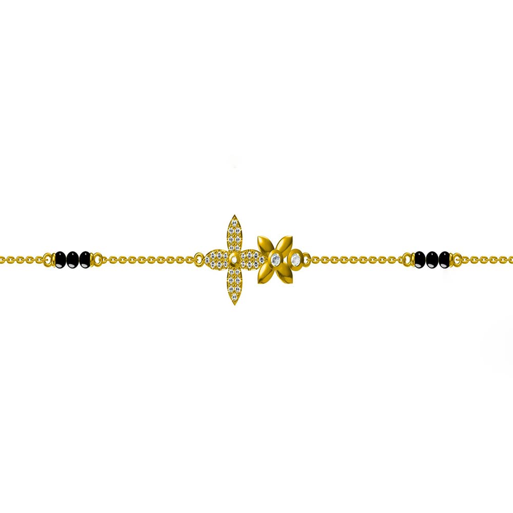 PALMONAS Gold-Plated Mangalsutra with Zirconia |Gifts For Girlfriend |Gift For Women & Girls (B0DBDTJZWK) Amazon Price History, Amazon Price Tracker