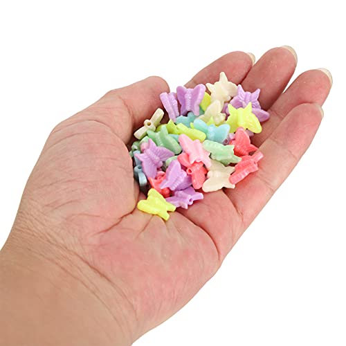Contas Borboleta Acessórios Suprimentos Material Faça Você Mesmo Ornamento Crianças 300Pçs Decoração