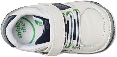 Stride Rite Kids SRTech Wes Sneaker, White, 7.5 X-Wide US Unisex Toddler | Image 1