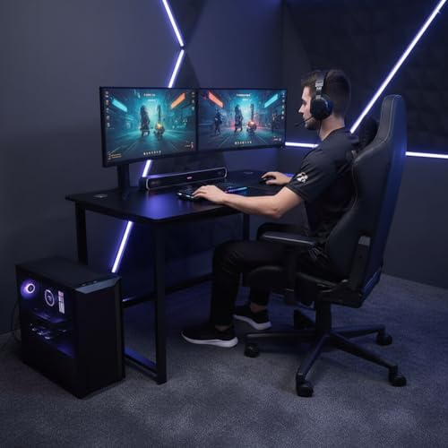 Fgkose ゲーミングデスク 幅100cm