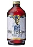 Portland Syrups Rose City Tonic Concentrate - Craft Delicious Cocktails, Mocktails, Sodas, and More - 12 oz with 24 Servings (Pack of 1)