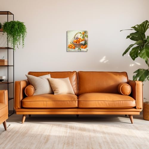 Tableau toile Oranges pour habiller un mur vide de cuisine - 3