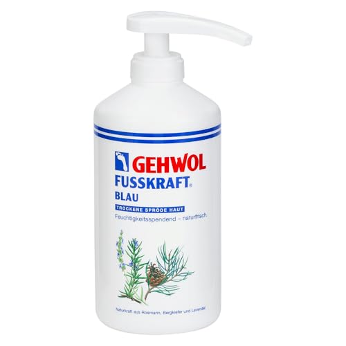 Gehwol Fusskraft Blau Fußcreme Für Trockene Raue Haut 500 ml – Bild 4