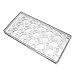 Fat Daddio's PCMM-03 15-Piece Round Fluted Chocolate and Candy Mold Tray Set