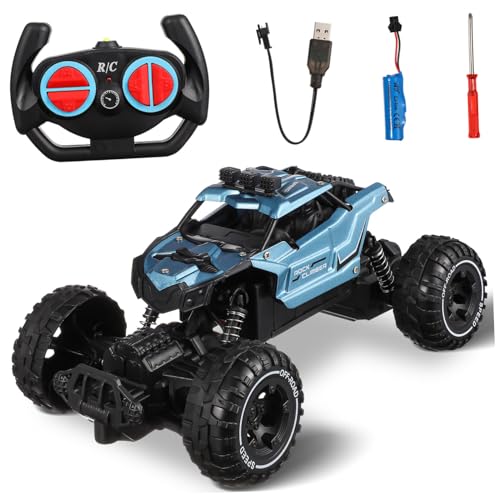 Véhicule RC Off-Road à Moteur Puissant et Châssis Anti-Collision Rechargeable pour Garçon et Fille