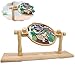 Price comparison product image Rotated Embroidery Hoop Stand, Adjustable Cross Stitch Lap Stand, Rotated Hands-Free Embroidery Frame Lap Stand for Hand Work and Needlepoint Craft