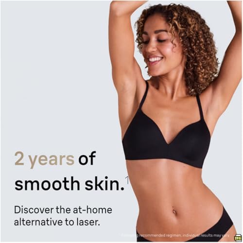 Braun IPL Silk-Expert Pro 5, at Home Hair Removal, Alternative for Laser Hair Removal, Includes Pouch, Venus Razor, Precision Head, 2 Years of Smooth Skin, Gift for Women, White/Gold, PL5137 - Image 3