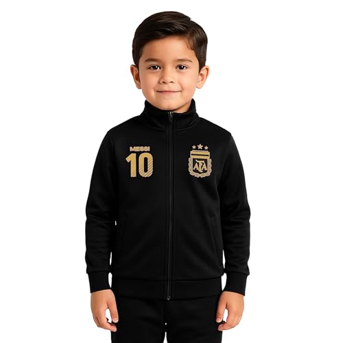 Image of Icon Sports Officially Licensed Argentine Football Association Lionel Messi Track Jacket - Unisex Kids