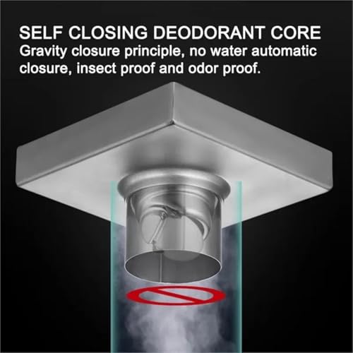 Drain de sol de luxe en acier inoxydable 304 et cuivre gris - 8