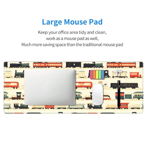 Tapis de souris pour clavier PC et PC portable grand format 30x80 cm - 5
