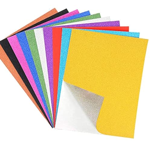 Papier cartonné pailleté pour décoration de fête et cartes d'anniversaire fait maison