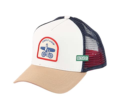 Casquette de camionneur Coastal ajustable pour éviter la chaleur de l'été à la plage