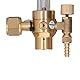 YWBL-WH Schweißreglerventil Messing Durchflussmesser CO2-Gas MIG-Schweißgerät Zubehör 0-3500psi Wig-Gasregler
