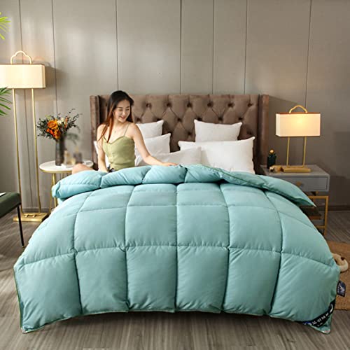 5JJJLOOOPP Edredón individual, para todas las estaciones, color y para invierno, peso de 6 kg, edredón lavable, edredón de piel, te mantiene caliente, te protege del frío (color 6, 150 x 200 x 4 kg)