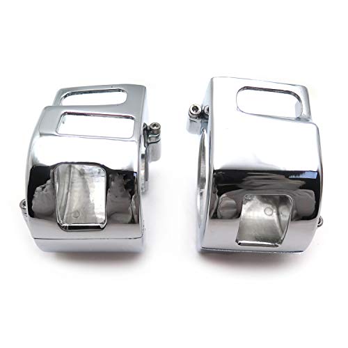 SMT-Chrome Switch Housing Cover Compatible With 2006-2012 Kawasaki Vulcan 900 2004-2012 Kawasaki Vulcan 2000 1999-2007 Road Star [B01MAYW6ZO] by SMT-MOTO - Used condition - Image 9