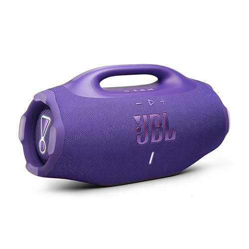 Image of JBL Boombox 4 - Most Powerful JBL Portable Waterproof Speaker with Massive JBL Pro Sound, Up to 34 Hours of Playtime, & Multi-Speaker Connection by Auracast (Purple)