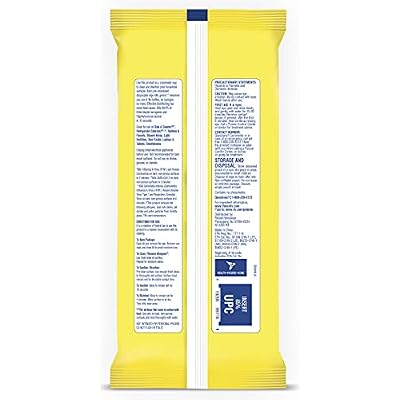 Lysol Disinfectant Handi-Pack Wipes, Multi-Surface Antibacterial Cleaning Wipes, for Disinfecting and Cleaning, Lemon and Lime Blossom, 480 Count (Pack of 6)