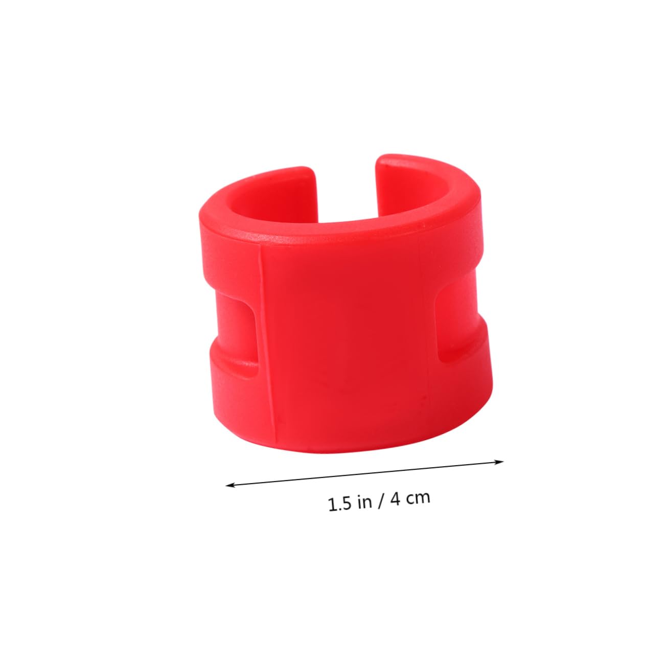 GRIRIW 4Pcs Collision Rubber Protective Rings for Rear Fork Chain Protector Durable Mountain Bike Equipment Lightweight and Impact Resistant Red Color