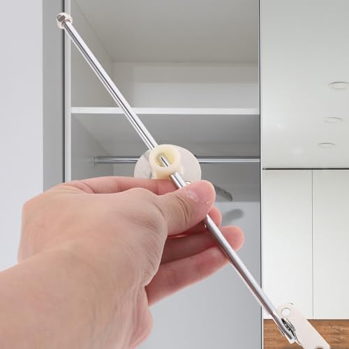 Uonlytech 4pcs cabinet support rod soft close cabinet hinges drop down hinge Flap Stay Damper gas struts for cabinets soft close cabinet door damper iron wooden box clamshell kitchen cabinet - Image 6